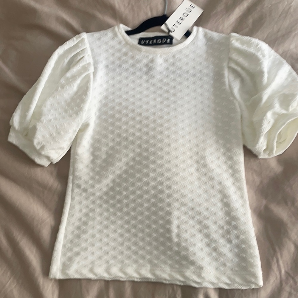Uterque Knit Blouse - New With Tags